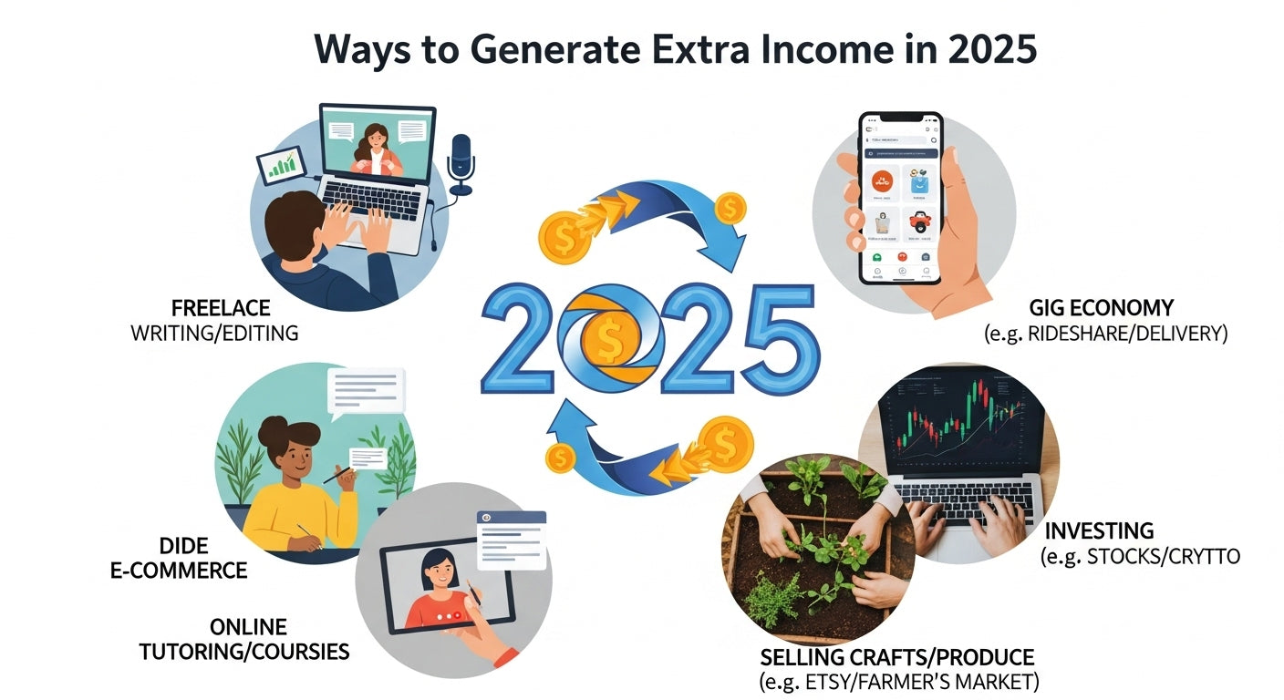 Ways to Generate Extra Income in 2025
