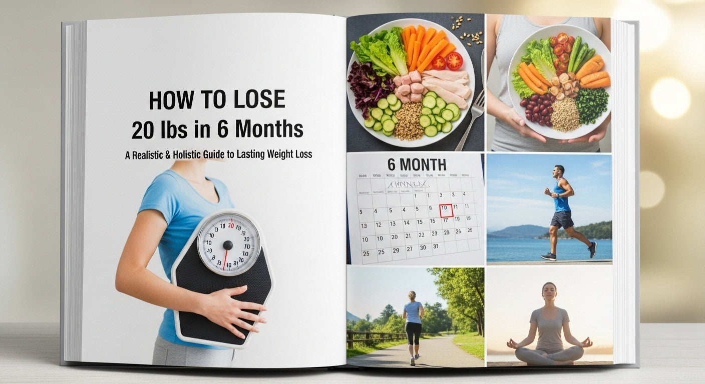 💪 How to Lose 20 lbs in 6 Months: A Realistic & Holistic Guide to Lasting Weight Loss